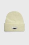 Шапка з домішкою вовни Drykorn Loah колір жовтий Шапка з домішкою вовни Drykorn Loah колір жовтий