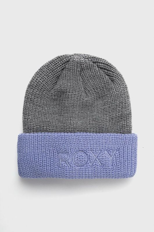 Шапка Roxy Freja колір сірий