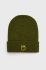 Шапка з домішкою вовни Pinko колір зелений з тонкого трикотажу