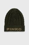 Шапка Pinko колір зелений Шапка Pinko колір зелений