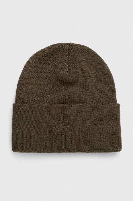 Шапка Superdry колір зелений