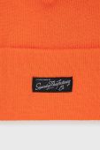 Шапка Superdry колір помаранчевий з тонкого трикотажу (2808026)