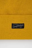 Шапка Superdry колір жовтий з товстого трикотажу (2814885) Шапка Superdry колір жовтий з товстого трикотажу (2814885)