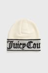 Вовняна шапка Juicy Couture Ingrid колір бежевий вовна Вовняна шапка Juicy Couture Ingrid колір бежевий вовна