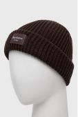 Вовняна шапка Juicy Couture Melin Chunky колір коричневий з товстого трикотажу вовна