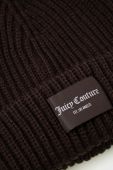 Вовняна шапка Juicy Couture Melin Chunky колір коричневий з товстого трикотажу вовна