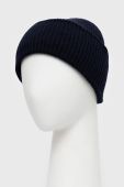 Шапка з домішкою вовни Tommy Hilfiger колір синій з товстого трикотажу (2655845)