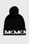 Шапка Michael Kors колір чорний з тонкого трикотажу (2774853) Шапка Michael Kors колір чорний з тонкого трикотажу (2774853)