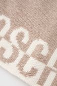 Шапка з домішкою вовни Moschino колір бежевий (3398923)