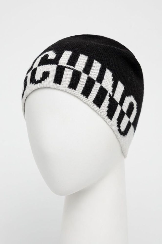 Шапка з домішкою вовни Moschino колір чорний (2567554) фото 2