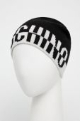 Шапка з домішкою вовни Moschino колір чорний (2567554)