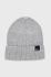 Бавовняна шапка Jack Wolfskin колір сірий з тонкого трикотажу з бавовни