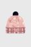 Шапка з домішкою вовни Femi Stories Sweetie колір рожевий з товстого трикотажу