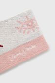Пов'язка з домішкою вовни Femi Stories колір рожевий Пов'язка з домішкою вовни Femi Stories колір рожевий