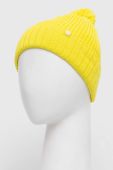 Шапка Marmot з товстого трикотажу колір жовтий (3596933)