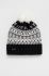 Шапка Burton Recycled Walden колір чорний з товстого трикотажу
