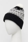 Шапка Burton Recycled Walden колір чорний з товстого трикотажу