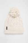 Шапка Burton Zipy колір білий з товстого трикотажу Шапка Burton Zipy колір білий з товстого трикотажу