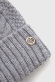 Шапка з домішкою вовни Granadilla Docroux колір сірий