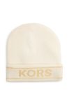 Дитяча шапка з домішкою вовни Michael Kors колір бежевий з тонкого трикотажу (2612288)