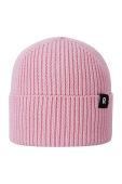 Дитяча вовняна шапка Reima колір рожевий з товстого трикотажу вовна