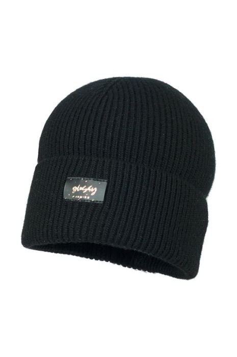 Дитяча шапка Jamiks колір чорний з товстого трикотажу