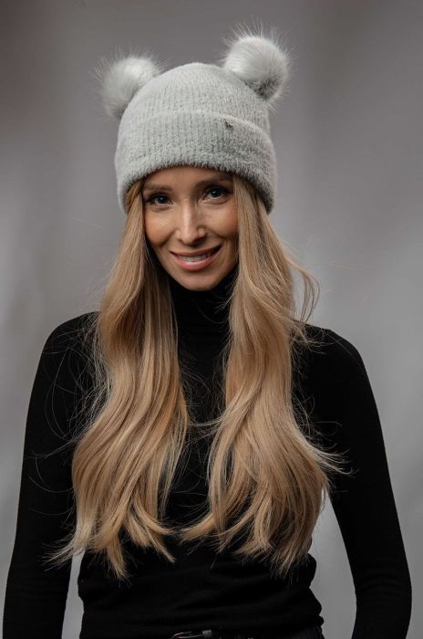 Дитяча шапка Jamiks колір сірий (2730855)