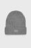 Дитяча бавовняна шапка Name it колір сірий з товстого трикотажу з бавовни