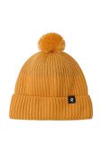Дитяча вовняна шапка Reima колір жовтий з товстого трикотажу вовна