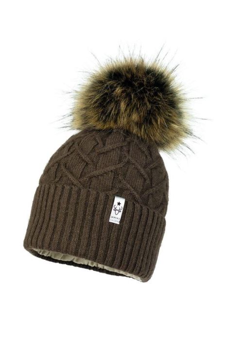 Дитяча шапка Jamiks колір коричневий (2674740)