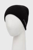 Шапка Columbia колір чорний з тонкого трикотажу