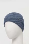 Шапка з домішкою вовни Tom Tailor колір блакитний