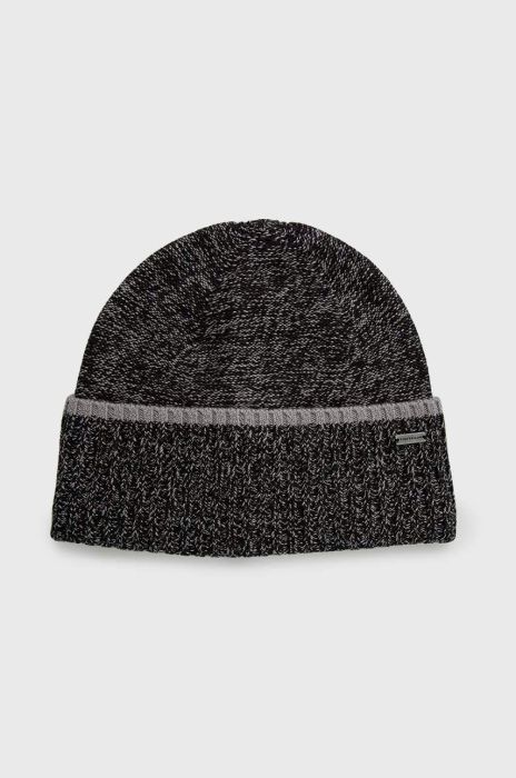 Шапка Tom Tailor колір чорний з тонкого трикотажу