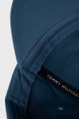 Бавовняна кепка Tommy Hilfiger з аплікацією колір блакитний