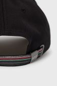 Бавовняна кепка BOSS Boss Athleisure колір чорний з принтом