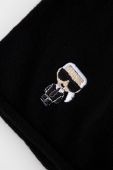 Вовняна шапка Karl Lagerfeld колір чорний з тонкого трикотажу вовна (2720243)