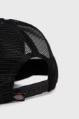 Кепка Dickies колір чорний з аплікацією DK0A4XYGBLK1-BLACK