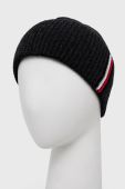 Вовняна шапка Tommy Hilfiger колір чорний вовна (2668986)