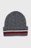 Вовняна шапка Tommy Hilfiger колір сірий вовна (2621094)