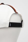 Бавовняна кепка HUF X Trasher колір білий з аплікацією