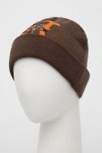 Шапка HUF X Trasher колір коричневий