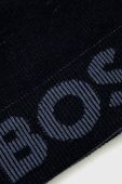 Шапка з домішкою вовни BOSS колір синій