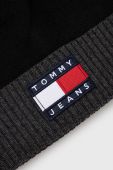 Шапка Tommy Jeans колір чорний з тонкого трикотажу (2694195)