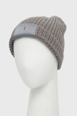 Шапка з домішкою вовни Trussardi колір сірий