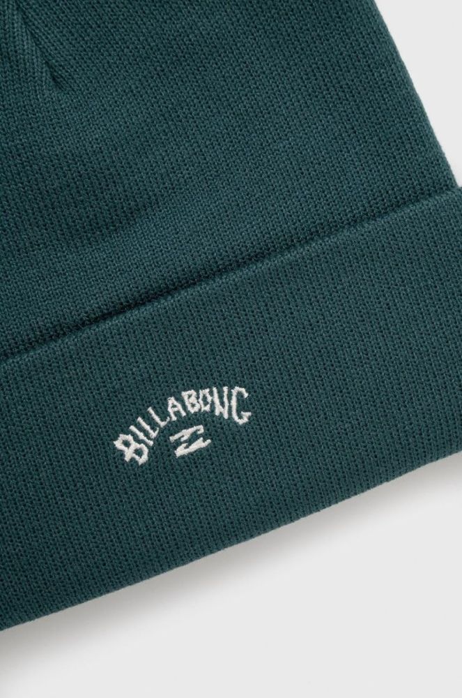 Шапка Billabong колір зелений фото 3