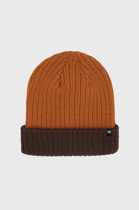 Шапка Billabong колір коричневий з товстого трикотажу (2600697)