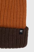 Шапка Billabong колір коричневий з товстого трикотажу (2600697)