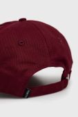 Бавовняна бейсболка Primitive колір бордовий однотонна