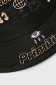 Бавовняний капелюх Primitive колір зелений