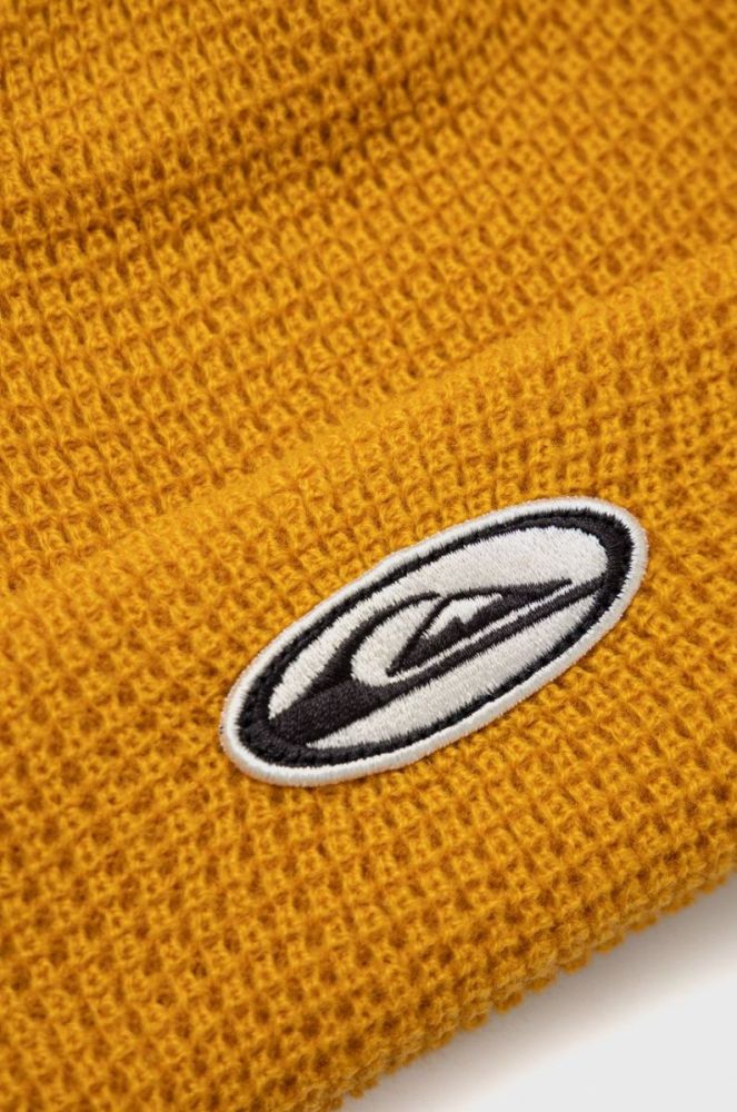 Шапка Quiksilver колір помаранчевий з тонкого трикотажу фото 3